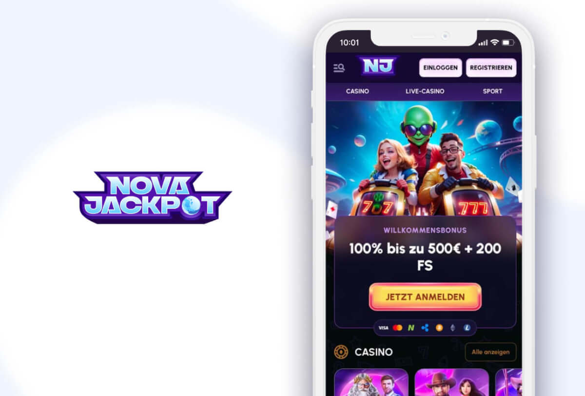 NovaJackpot Casino App-Screenshot